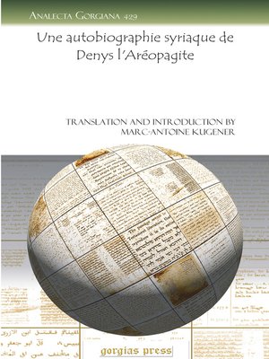 cover image of Une autobiographie syriaque de Denys l'Aréopagite